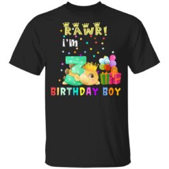 Kids 3 Year Old 2018 Birthday Boys Dinosaur 3rd Birthday T-shirt