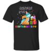 Kids 2 Year Old 2019 Birthday Boys Dinosaur 2nd Birthday T-shirt