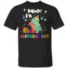 Kids 1 Year Old 2020 Birthday Boys Dinosaur 1st Birthday T-shirt