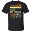 Gift 45 Years Old Awesome Since September 1976 45th Birthday T-Shirt