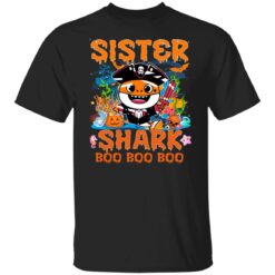 Family Birthday Ideas Sister Baby Shark Halloween Birthday T-Shirt