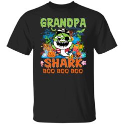 Family Birthday Ideas Grandpa Baby Shark Halloween Birthday T-Shirt