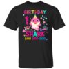 Baby Shark 1st Birthday Shirt 1 Year Old Birthday Girl Gifts T-Shirt