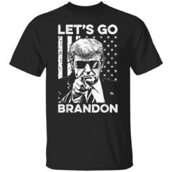 Funny Lets Go Brandon US Flag T-Shirt