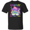 Mommy Of The Birthday Girl Pop It Unicorn Fidget Toy Family T-Shirt