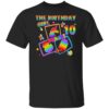 Fidget Toy Pop It Birthday Girl 10 Year Old 10th Birthday T-Shirt