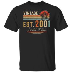 20 Year Old Gifts Vintage 2001 Limited Edition 20th Birthday T-Shirt