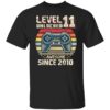 Level 11 Unlocked Awesome 2010 Video Game 11th Birthday Gift T-Shirt