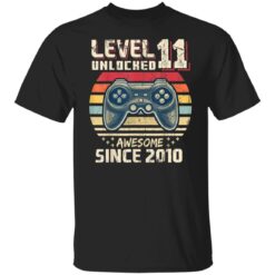 Level 11 Unlocked Awesome 2010 Video Game 11th Birthday Gift T-Shirt