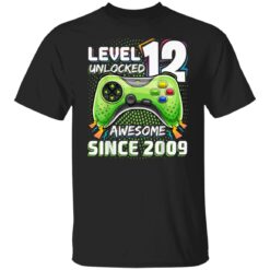 Level 12 Unlocked Awesome 2009 Video Game 12th Birthday Gift Premium T-Shirt