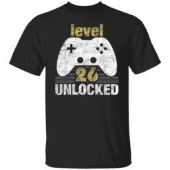 Level 26 Unlocked 26th Birthday 26 Year Old Gift for Gamers T-Shirt