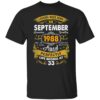 Legends Born In September 1988 33th Birthday 33 Years Old T-Shirt