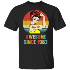 Vintage 38th Birthday 1983 Women Gift for 38 Year Old Woman T-Shirt