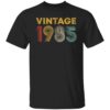 Vintage 1985 36th Birthday Gift Men Women 36 Years Old T-Shirt