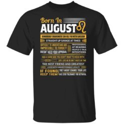 August Birthday Gifts  Born In August Leo T-Shirt