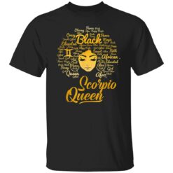 Scorpio Queen Birthday Zodiac Born In October or November T-Shirt