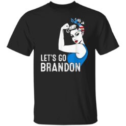 Funny Messy Bun Lets Go Brandon T-Shirt