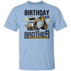 Family Birthday Construction Brother Of The Birthday Boy Crew T-Shirt