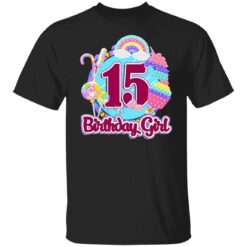 15th Birthday Fidget Toy Pop It Birthday Girl 15 Years Old T-Shirt