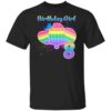 Birthday Girl Pop It 8 Year Old 8th Birthday Pop It Fidget T-Shirt