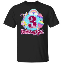 3rd Birthday Fidget Toy Pop It Birthday Girl 3 Years Old T-Shirt
