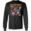 Fidget Toy Pop It Birthday Girl 7 Year Old 7th Birthday Kids Long Sleeve T-Shirt