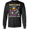 Fidget Toy Pop It Brother Of The Birthday Girl Pop It Family Long Sleeve T-Shirt
