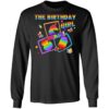 Fidget Toy Pop It Game The Birthday Girl Pop It Family Long Sleeve T-Shirt