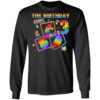 Fidget Toy Pop It Birthday Girl 3 Year Old 3rd Birthday Kids Long Sleeve T-Shirt