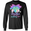 Brother Of The Birthday Girl Pop It Fidget Family Matching Long Sleeve T-Shirt