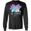 Birthday Girl Pop It 7 Year Old 7th Birthday Fidget Pop Its Long Sleeve T-Shirt