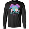 Birthday Girl Pop It 10 Year Old 10th Birthday Fidget Pop It Long Sleeve T-Shirt