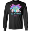 Birthday Girl Pop It 9 Year Old 9th Birthday Fidget Pop Its Long Sleeve T-Shirt