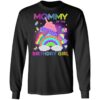 Mommy Of The Birthday Girl Pop It Unicorn Fidget Toy Family Long Sleeve T-Shirt
