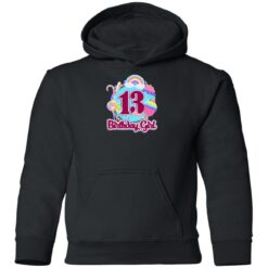 13th Birthday Fidget Toy Pop It Birthday Girl 13 Years Old Pullover Hoodie
