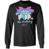 Birthday Girl Pop It 15 Year Old 15th Birthday Fidget Pop It Long Sleeve T-Shirt