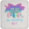 Birthday Girl Pop It 13 Year Old 13th Birthday Fidget Pop It Drink Coaster