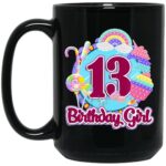 15 oz. Black Mug