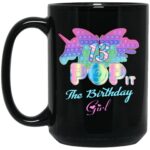 15 oz. Black Mug