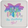 Birthday Girl Pop It 14 Year Old 14th Birthday Fidget Pop It Drink Coaster