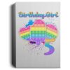 Birthday Girl Pop It 5 Year Old 5th Birthday Pop It Fidget Deluxe Portrait Canvas