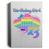 Birthday Girl Pop It 13 Year Old 13th Birthday Pop It Fidget Deluxe Portrait Canvas