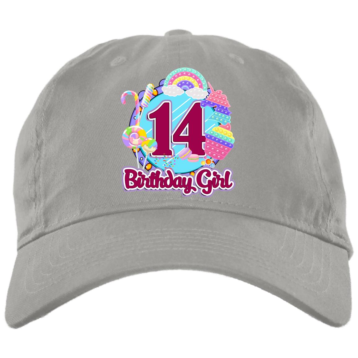 14th Birthday Fidget Toy Pop It Birthday Girl 14 Years Old Hat - Image 12
