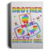 Fidget Toy Pop It Brother Of The Birthday Girl Pop It Family Deluxe Portrait Canvas