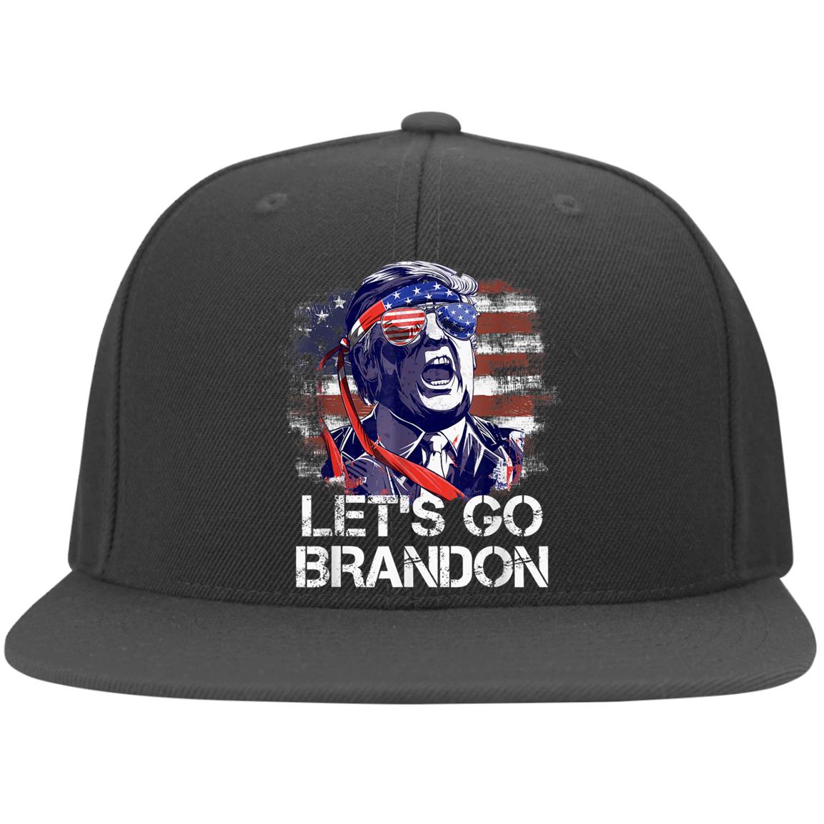 Trump Tee US Flag Lets Go Brandon Hat - Image 4