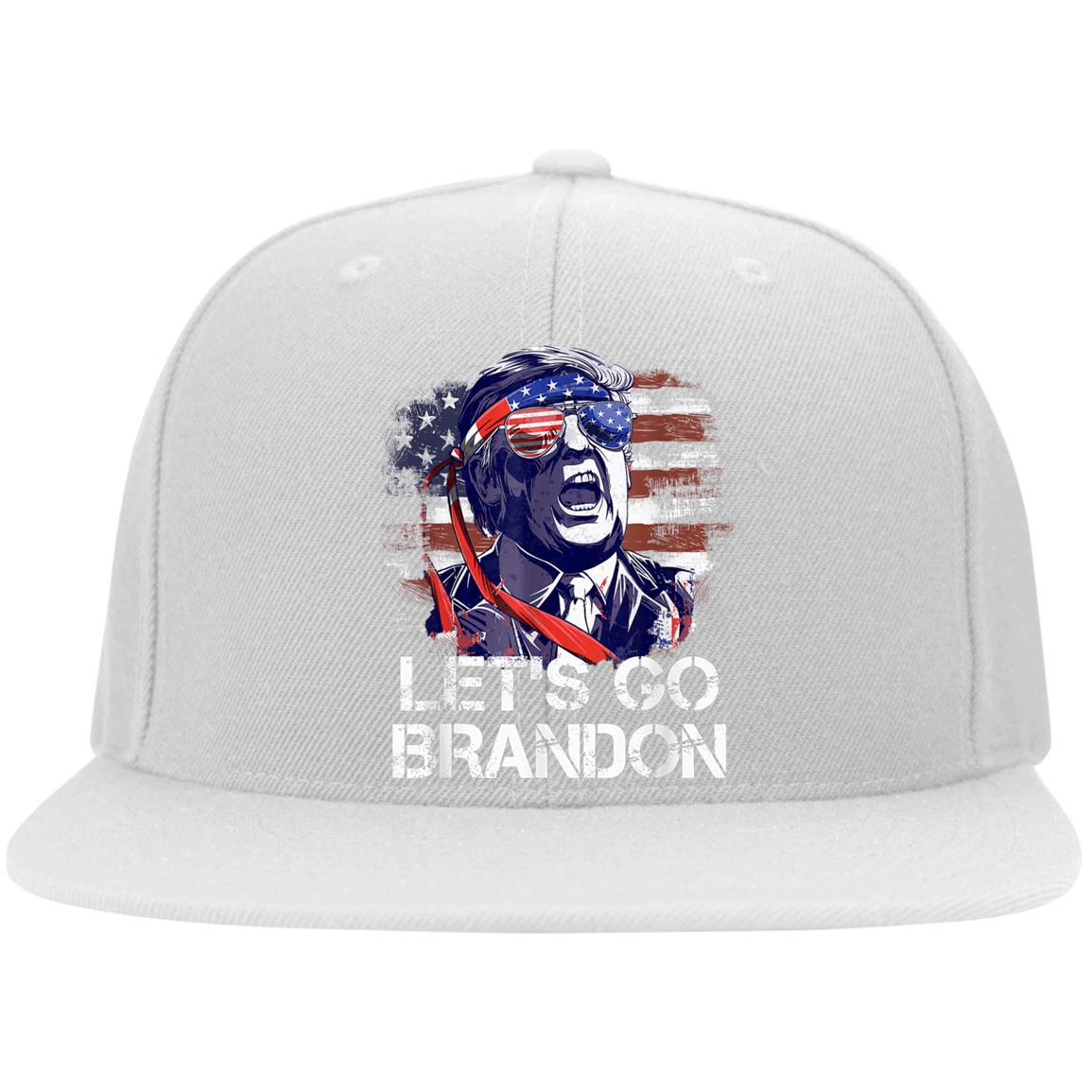 Trump Tee US Flag Lets Go Brandon Hat - Image 5