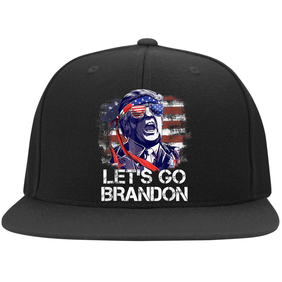 Trump Tee US Flag Lets Go Brandon Hat - Image 6