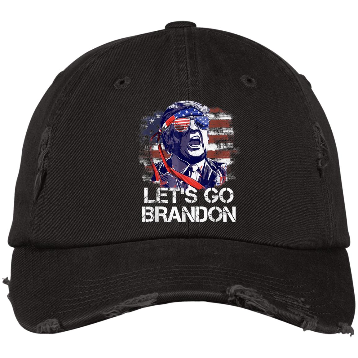 Trump Tee US Flag Lets Go Brandon Hat - Image 7