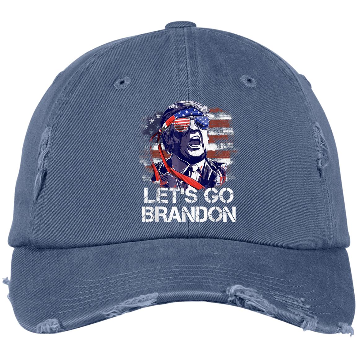 Trump Tee US Flag Lets Go Brandon Hat - Image 8
