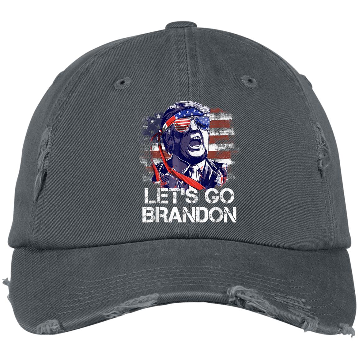 Trump Tee US Flag Lets Go Brandon Hat - Image 9